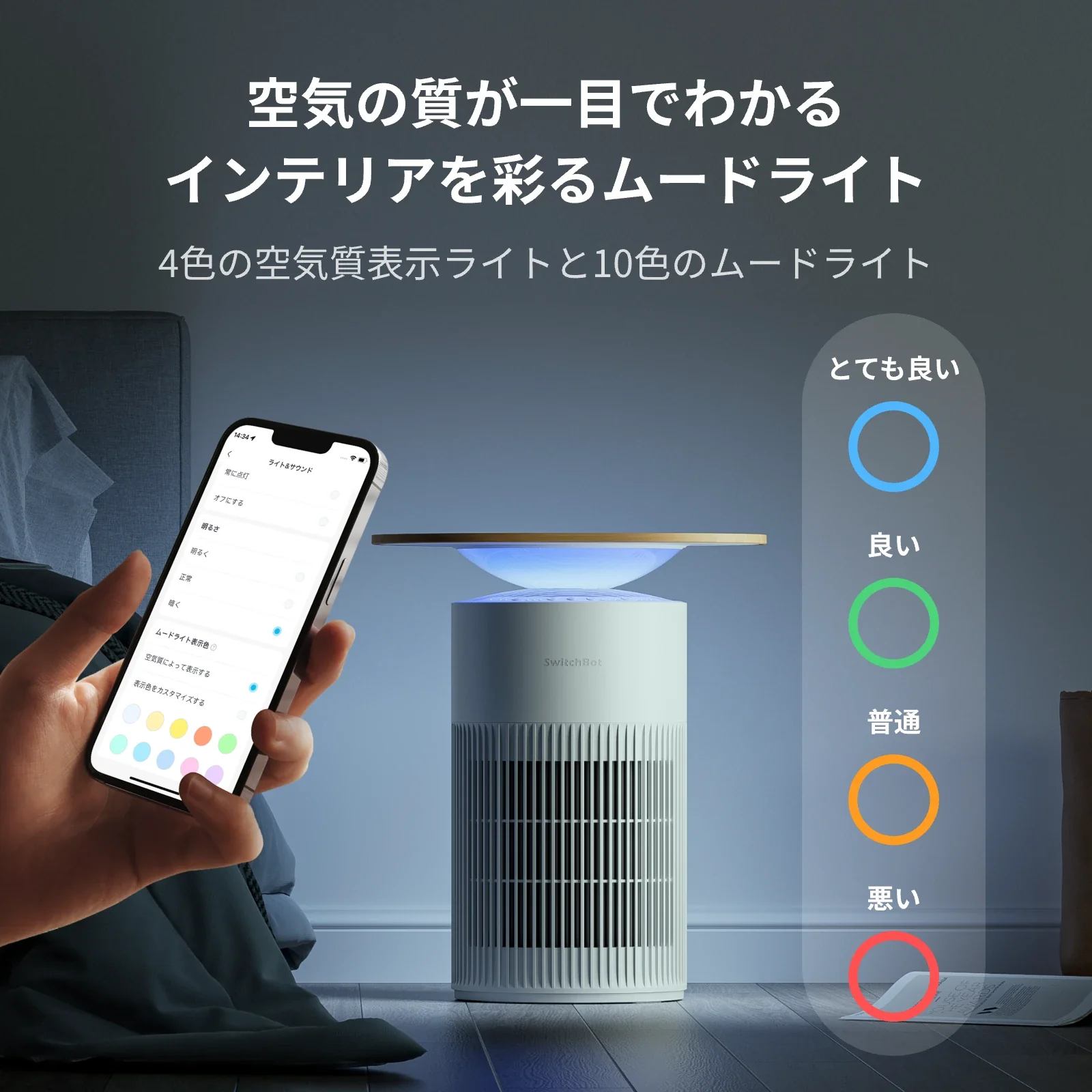 SwitchBot 空気清浄機Table - Image 5
